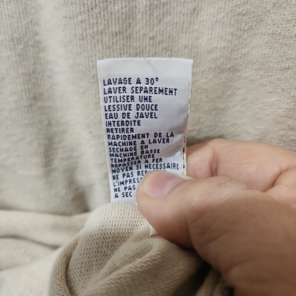 Ralph Lauren sm petite cream Hoodie pocket pouch no string - Picture 8 of 11